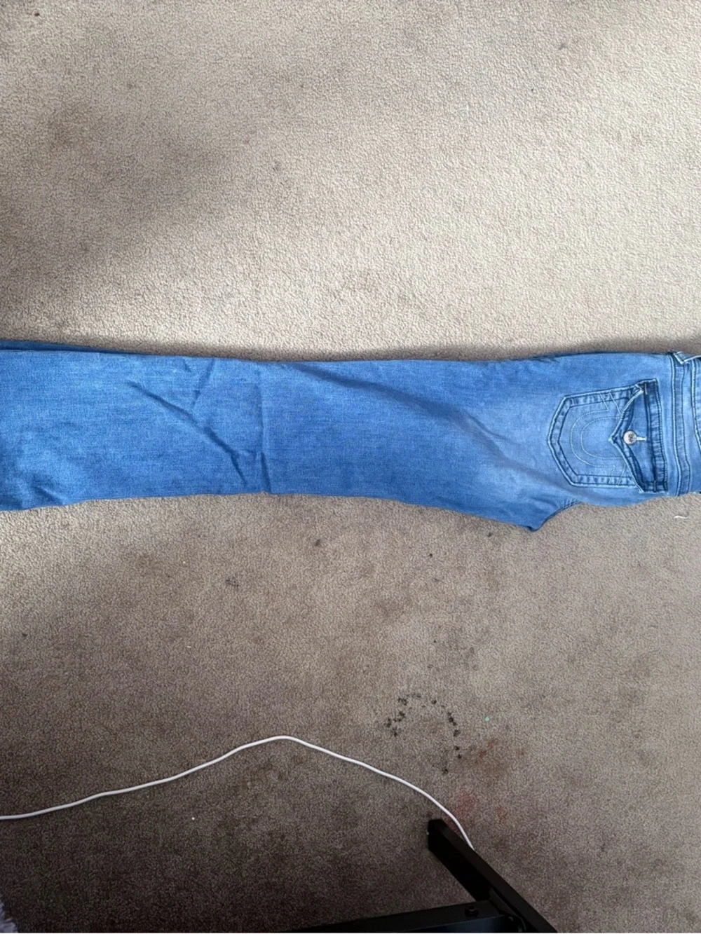 True Religion Women's Light Blue Bootcut Jeans - Picture 1 of 4
